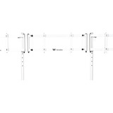 Thermaltake GSC-MSP-MDSLWH-01, Base per monitor bianco
