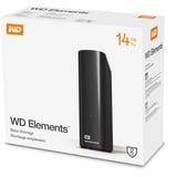 WD Elements Desktop disco rigido esterno 14000 GB Nero, Hard-disk Nero, 14000 GB, 3.2 Gen 1 (3.1 Gen 1), Nero