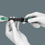 Wera 8100 SA 4 Set di cricchetto Zyklop Speed, in pollici, 1/4", Set di strumenti Nero/Verde