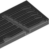 Wera Inserto in schiuma per 6003 Joker Set 1, vuoto, Deposito Nero/grigio