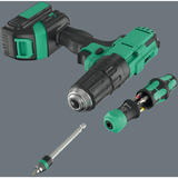 Wera Kraftform Kompakt 26 RA-R con borsa, Set di bit Nero/Verde