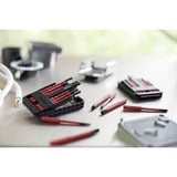 Wiha Set di punte slimBit electric, esagono interno, Set di bit rosso