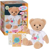 ZAPF Creation @ BABY born Singing Teddy (german version), Peluche animali BABY born @ Singing Teddy (german version), Orso giocattolo, 1 anno/i, Sonoro, Mini Stilo AAA