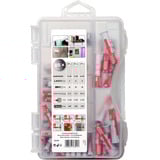 fischer DuoPower-Box mini, Tassello grigio chiaro/Rosso