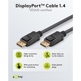 goobay Cavo di collegamento DisplayPort 1.4 spina > spina DisplayPort Nero