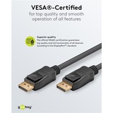 goobay Cavo di collegamento DisplayPort 1.4 spina > spina DisplayPort Nero