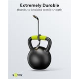 goobay Plus Cavo DisplayPort 2.0/2.1, 16K @ 60Hz, 80 Gbit/s grigio