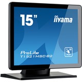 iiyama T1521MSC-B2, Monitor LED Nero (opaco)