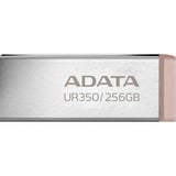 ADATA UR350-256G-RSR/BG, Chiavetta USB nichel/marrone