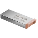 ADATA UR350 unità flash USB 256 GB USB tipo A 3.2 Gen 1 (3.1 Gen 1) Marrone, Acciaio inox, Chiavetta USB nichel/marrone, 256 GB, USB tipo A, 3.2 Gen 1 (3.1 Gen 1), Senza coperchio, 3,5 g, Marrone, Acciaio inox