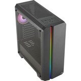 Aerocool Genesis-A-BK-v2 Nero Nero, PC, Nero, ATX, micro ATX, Mini-ITX, ABS, SPCC, 15,5 cm, 38 cm