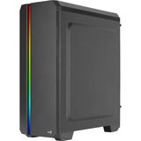 Aerocool Genesis-A-BK-v2 Nero Nero, PC, Nero, ATX, micro ATX, Mini-ITX, ABS, SPCC, 15,5 cm, 38 cm