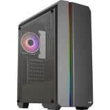 Aerocool Genesis-A-BK-v2 Nero, Chassis Tower Nero, PC, Nero, ATX, micro ATX, Mini-ITX, ABS, SPCC, 15,5 cm, 38 cm