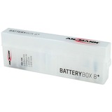 Ansmann 4000033 scatola batteria Trasparente, Contenitore batteria trasparente, Trasparente, 8x AA/AAA (CR123A,CR2)