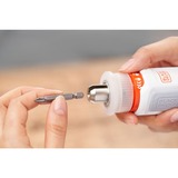 BLACK+DECKER HEXDRIVER, avvitatore per mobili a batteria BCRTA01, Cacciavite bianco/Orange