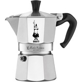 Bialetti Moka Express 3 Tazze argento, 0,2 L, Alluminio, Nero, 3 tazze, Alluminio, Moka Express, CE