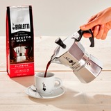 Bialetti Moka Express 3 Tazze argento, 0,2 L, Alluminio, Nero, 3 tazze, Alluminio, Moka Express, CE