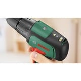 Bosch EasyImpact 12 1300 Giri/min Senza chiave 1 kg Nero, Verde verde/Nero, Trapano con impugnatura a pistola, Senza chiave, Senza spazzola, 1 cm, 1300 Giri/min, 2 cm