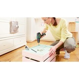 Bosch EasyImpact 12 1300 Giri/min Senza chiave 1 kg Nero, Verde verde/Nero, Trapano con impugnatura a pistola, Senza chiave, Senza spazzola, 1 cm, 1300 Giri/min, 2 cm