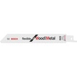 Bosch Lama per sega a gattuccio S 922 HF Flexible per legno e metallo, 100 pezzi 