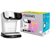 Bosch My Way 2 Automatica Macchina per caffè a capsule, Macchina a capsula bianco/Nero, Macchina per caffè a capsule, Capsule caffè, 1300 W, Bianco