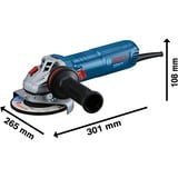 Bosch Smerigliatrice angolare GWS 12-125 Professional blu