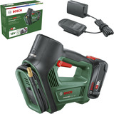 Bosch Universal Pump 18V pompa ad aria elettrica 10,3 bar 30 l/min, Pompa di aria verde/Nero, Bicicletta, Auto, Universale, 10,3 bar, 30 l/min, Verde, Plastica, Gomma, 0 - 150 psi