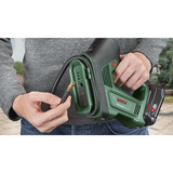 Bosch Universal Pump 18V pompa ad aria elettrica 10,3 bar 30 l/min, Pompa di aria verde/Nero, Bicicletta, Auto, Universale, 10,3 bar, 30 l/min, Verde, Plastica, Gomma, 0 - 150 psi