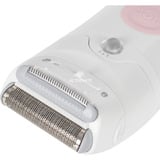 Braun Silk-épil 5 5-230, Epilatore Elettrico Donna, Per Una Epilazione Semplice, Bianco/Rosa bianco/Rosa, Epilatore Elettrico Donna, Per Una Epilazione Semplice, Bianco/Rosa, Rosa, Bianco, 28 pinzette, MicroGrip, 0,5 mm, Batteria, Batteria integrata