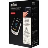 Braun YK-81CEU pulsossimetro Nero, Acciaio inossidabile Batteria