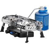 Campingaz Fornello da campeggio Camp & Trek Twin Connect, Fornello a gas argento/Nero