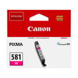 Canon Cartuccia d'inchiostro magenta CLI-581M Magenta, Inchiostro a base di pigmento, 5,6 ml, 237 pagine