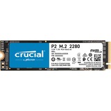 Crucial P2 M.2 1000 GB PCI Express 3.0 NVMe, Disco a stato solido 1000 GB, M.2, 2400 MB/s