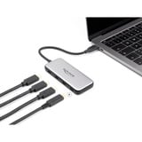 DeLOCK 64261, Hub USB grigio