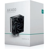 DeepCool AK400 Processore Raffreddatore d'aria 12 cm Nero 1 pz Nero, Raffreddatore d'aria, 12 cm, 29 dB, 66,47 pdc/min, Nero