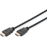 Digitus Cavo HDMI High Speed con Ethernet, confezione da 10 Nero