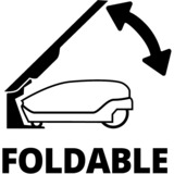 EINHELL 3414024 accessorio e componente per tagliaerba Copertura per tagliaerba robotica Nero, Copertura per tagliaerba robotica, Einhell, Nero, 2,75 kg, 790 mm, 528 mm