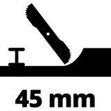 EINHELL GE-LE 18/190 Li-Solo, 18Volt, Tagliabordi rosso/Nero