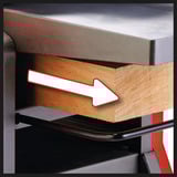 EINHELL Pialla stazionaria TC-SP 204/2, Aereo elettrico rosso