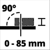EINHELL TE-TS 315 UD, Sega circolare da tavolo rosso/Nero