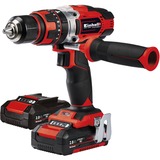 EINHELL Trapano avvitatore a percussione a batteria Power X-Change TE-CD 18/48 Li, 18Volt, Cordless Nero