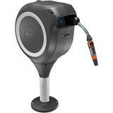 GARDENA Avvolgitubo per terrazza RollUp S, 15 metri grigio/Bianco
