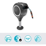 GARDENA Avvolgitubo per terrazza RollUp S, 15 metri grigio/Bianco