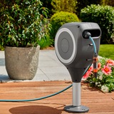 GARDENA Avvolgitubo per terrazza RollUp S, 15 metri grigio/Bianco
