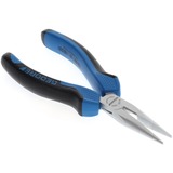 GEDORE Pinza piatta tonda con taglio, 160 mm, Pinza da presa blu/Nero