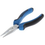 GEDORE Pinza piatta tonda con taglio, 160 mm, Pinza da presa blu/Nero