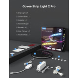 Govee Strip Light 2 Pro 5 Meter, Striscia LED bianco