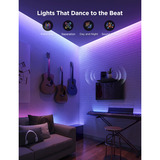 Govee Strip Light 2 Pro 5 Meter, Striscia LED bianco