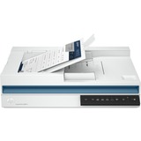 HP Scanjet Pro 2600 f1 Scanner a piano e ADF 600 x 600 DPI A4 Bianco, Scanner piano bianco, 89 x 148 mm, 600 x 600 DPI, 1200 x 1200 DPI, 48 bit, 24 bit, 25 ppm