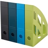 Herlitz 50033997 vassoio da scrivania Plastica Blu, Contenitore per archivio blu scuro, Plastica, Blu, A4, Germania, 1 pz
